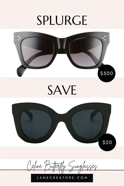 amazon celine sunglasses black inspired
